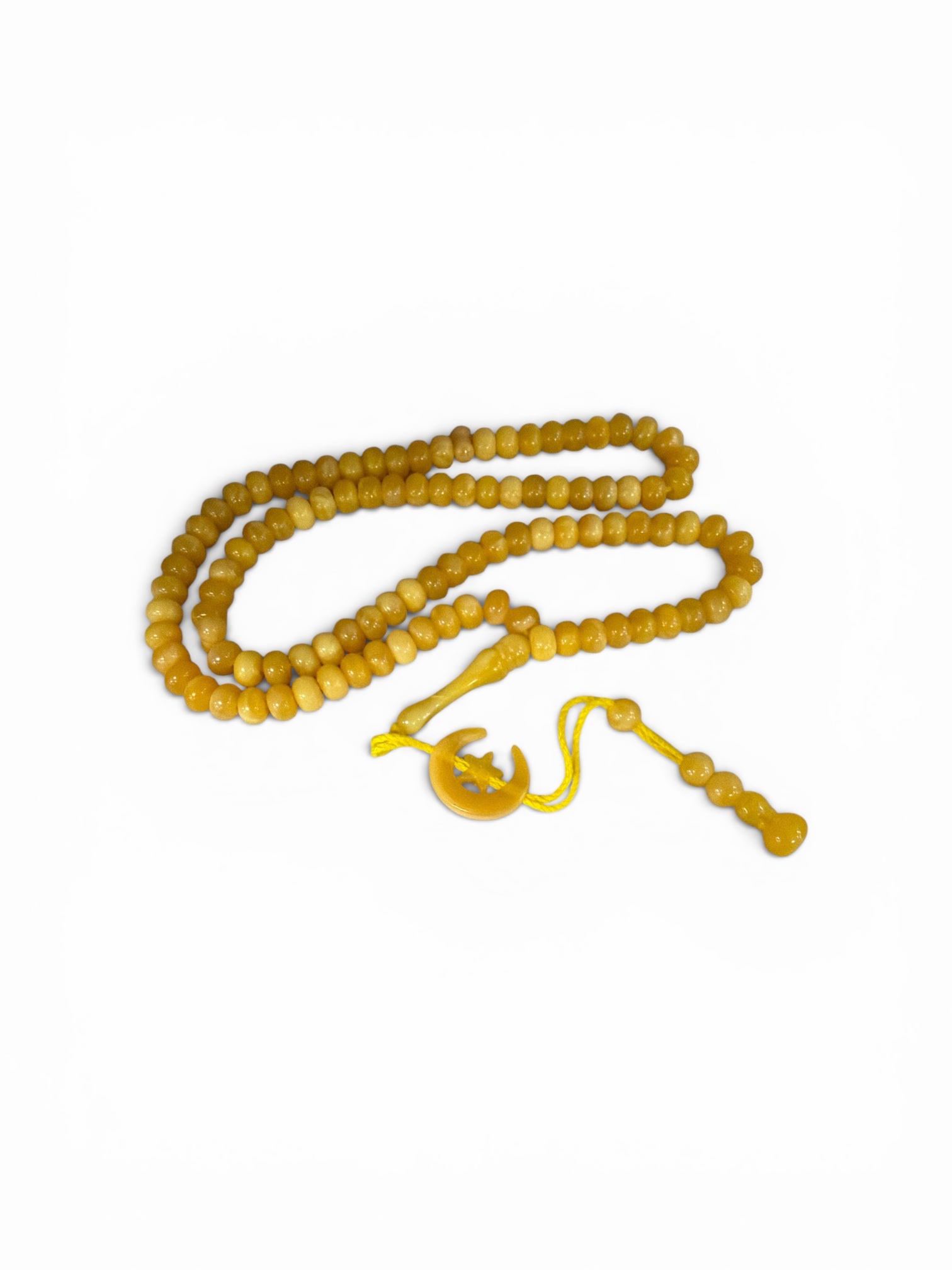 Tasbih - 99 perles (moutarde)