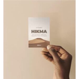 Jeu de cartes Hikma - des questions, réflexions, histoires et faits islamiques