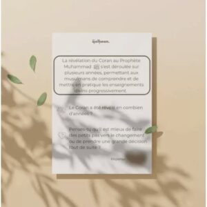 Alternative view of Jeu de cartes Hikma - des questions, réflexions, histoires et faits islamiques