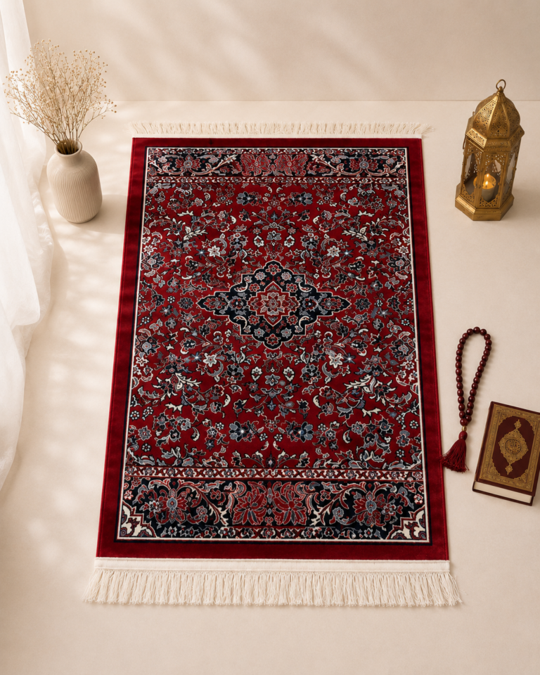 Tapis RAWDA AL MADINAH rouge