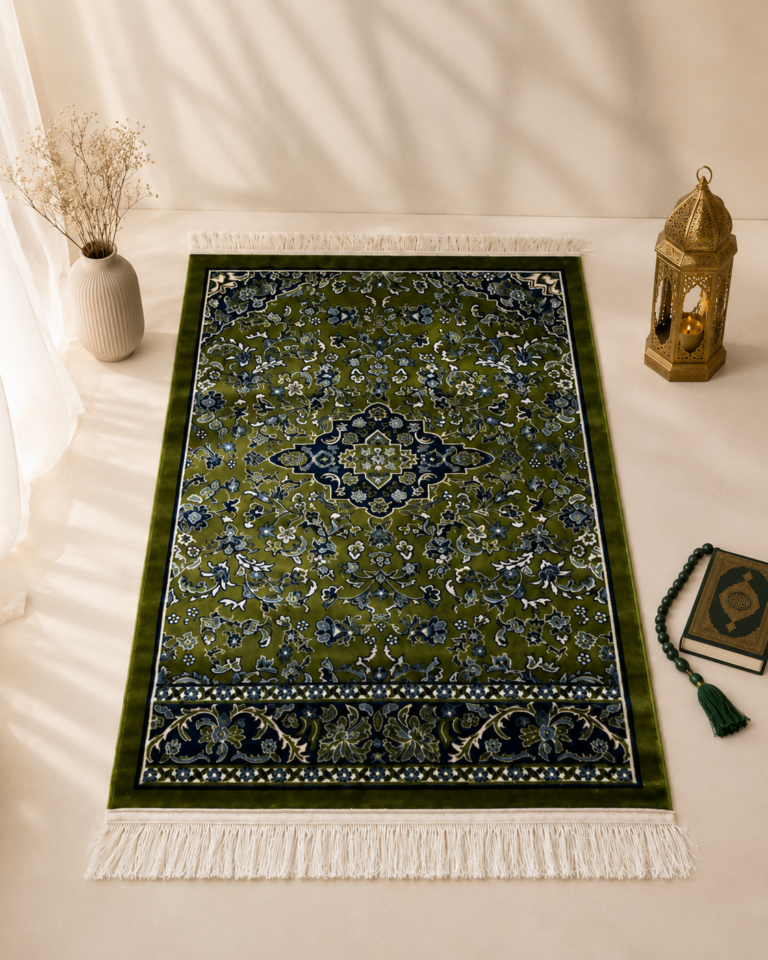 Tapis RAWDA AL MADINAH vert