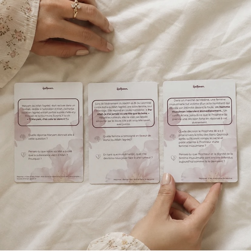 Jeu de cartes Nissa - réflexions et récits autour des grandes femmes de l’Islam – Image 3