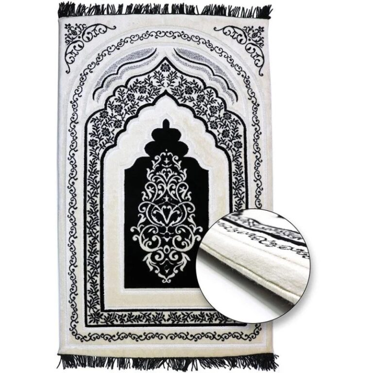 Tapis de Prière à Mémoire de Forme en Microfibre – Confort Orthopédique