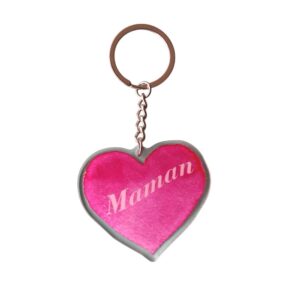 Maman | Cœur Rose - Porte Clés