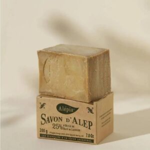 Savon d'Alep : 25% d’huile de baie de Laurier - 200g