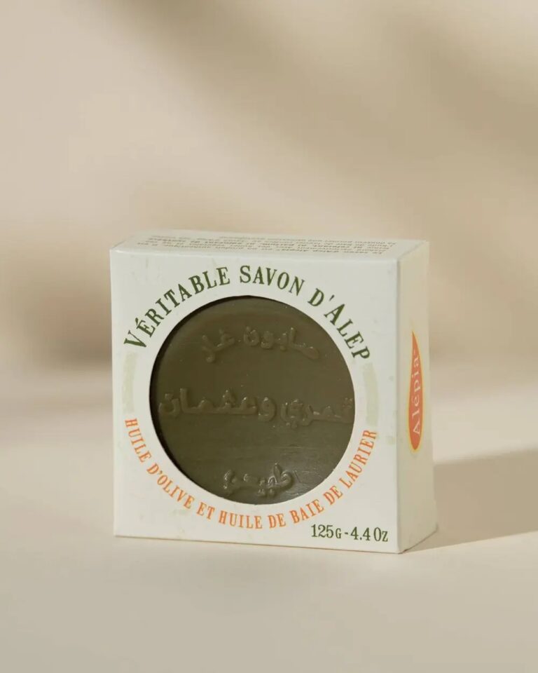 Savon d&rsquo;Alep extra-doux aux huiles d’Olive et Laurier – 125g