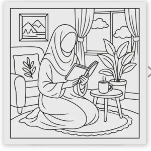 Alternative view of Muslimah Moments - Kleurboek