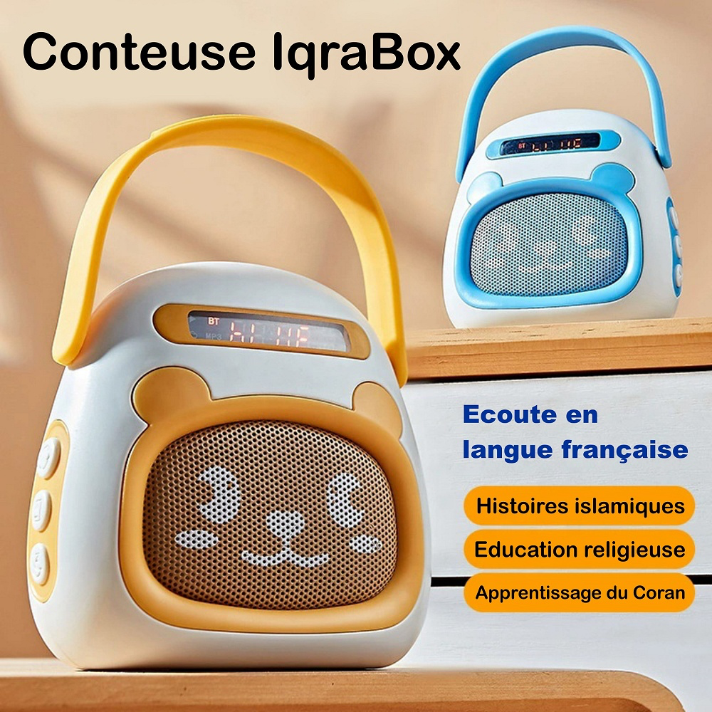 IqraBox : Conteuse islamique pour enfants (Bluetooth) - Machine à lire avec histoires préenregistrées (boite à histoire pour enfant musulman) - Pocket – Image 6