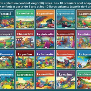 Pack 20 livres : J'apprends la vertu et les bonnes manières avec Sâlah : 20 récits éducatifs sur les belles qualités